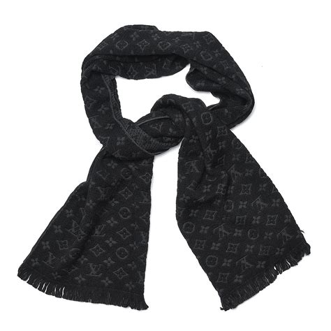 louis vuitton scarf au|Louis Vuitton scarf women's black.